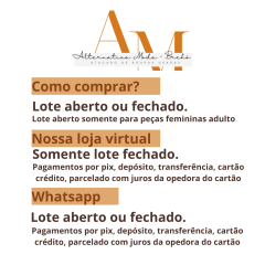 FEMININAS PEÇAS DIVERSAS - 300 PEÇAS FEMININAS DIVERSAS - BOA QUALIDADE